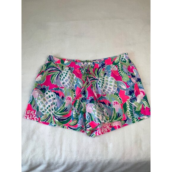 Lilly Pulitzer Katia Raise the Bar Shorts, size Large - Picture 2 of 9